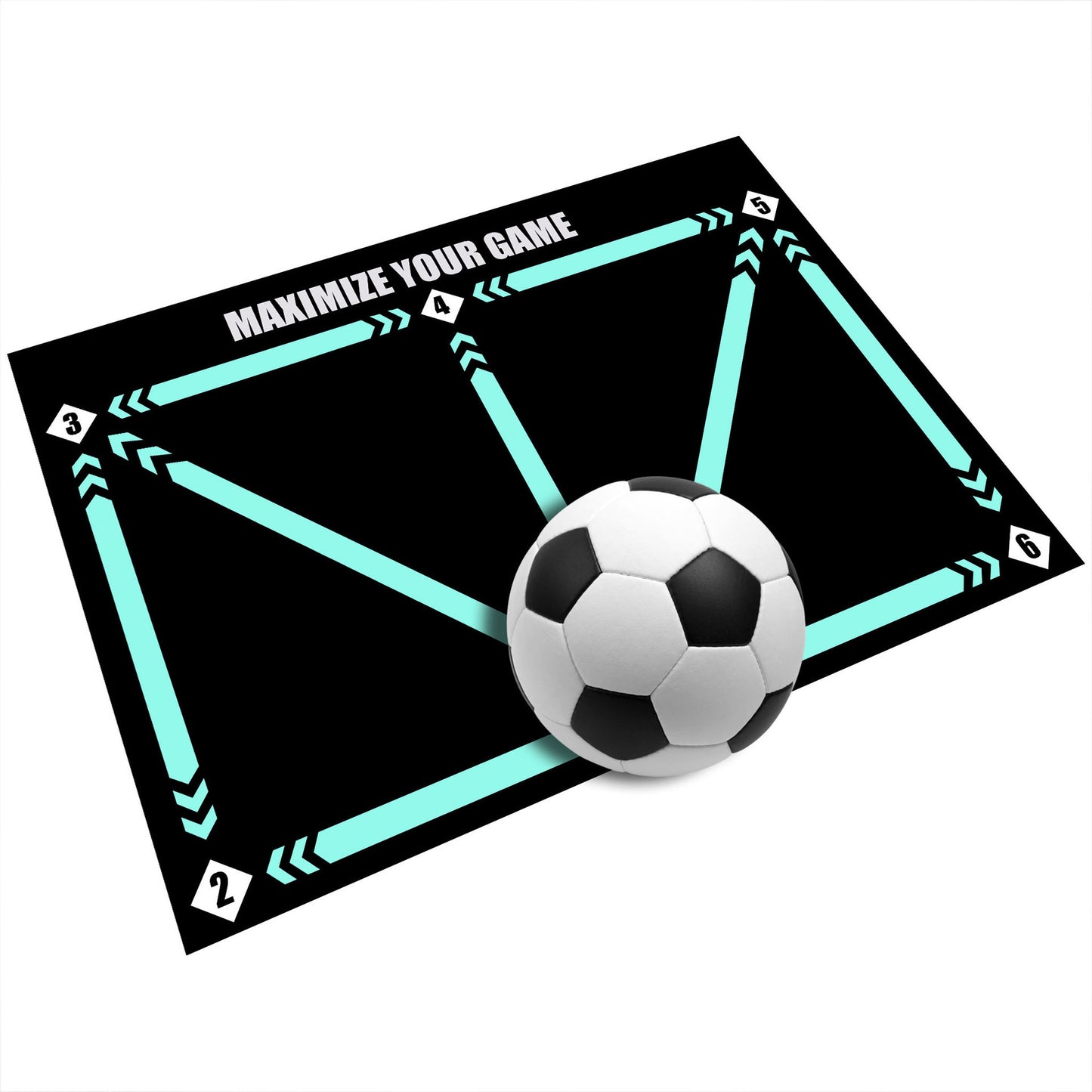 Tapis d'entraînement de football Tapis antidérapant Accessoires de football
