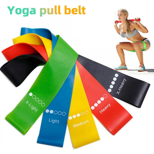 Bandes élastiques de résistance au yoga Équipement de fitness intérieur et extérieur 0,35 mm-1,1 mm